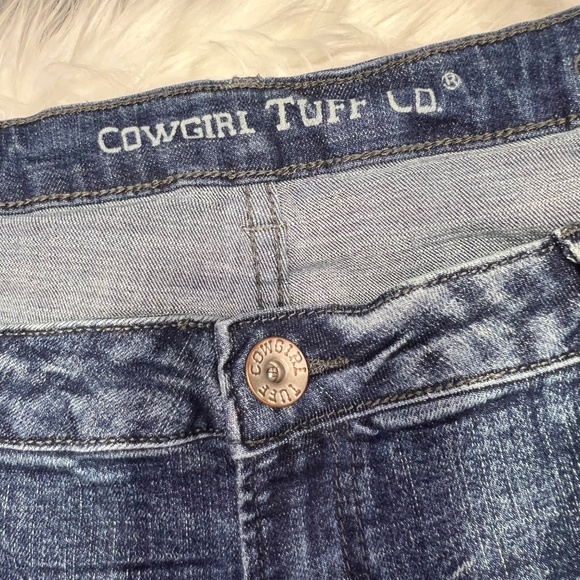👖|•COWGIRL TUFF•| Road Trip Skinny Jeans Plus Size 40x31👖 - Picture 5 of 8